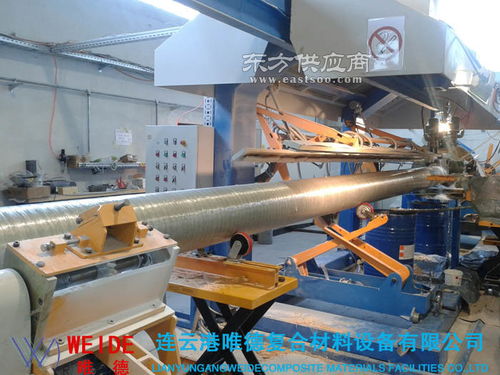 青浦區(qū)儲(chǔ)罐生產(chǎn)線 玻璃鋼纏繞儲(chǔ)罐生產(chǎn)線 唯德復(fù)合材料設(shè)備圖片